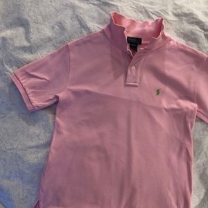 Girls Ralph Lauren classic pink polo